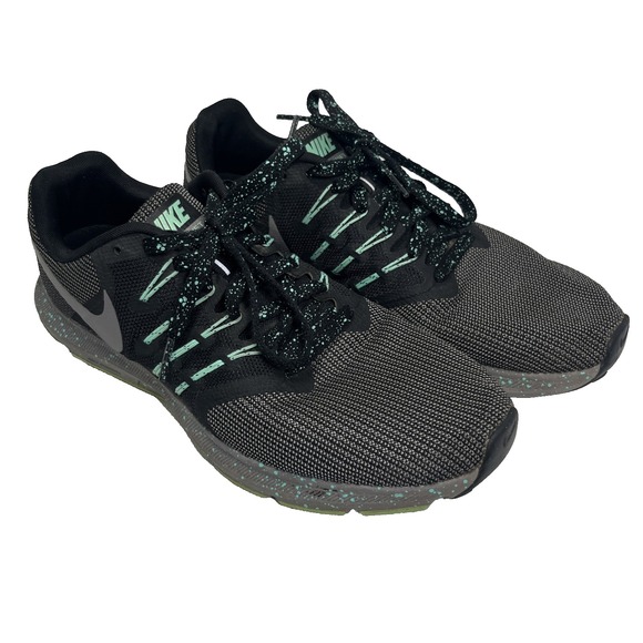 Nike Run Swift Black & Teal Running Shoes Women's Size 11 Lace Up Speckle EUC - Picture 1 of 7